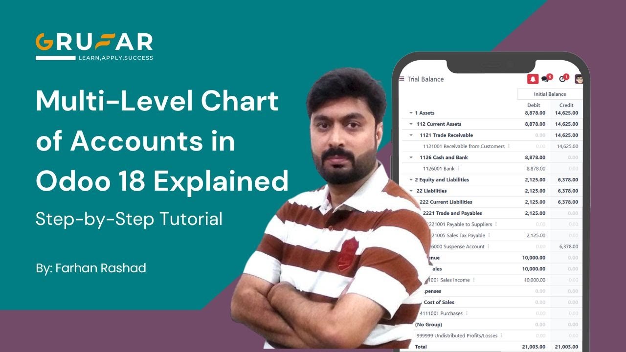 Effortless Multi-Level Chart of Accounts in Odoo – Step-by-Step Tutorial