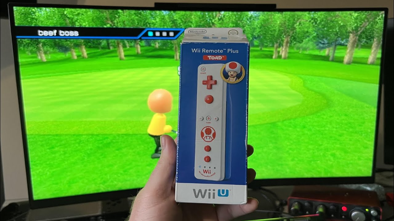 trying to get -9 on wii sports golf using a brand new toad wii remote with wii motion plus inside