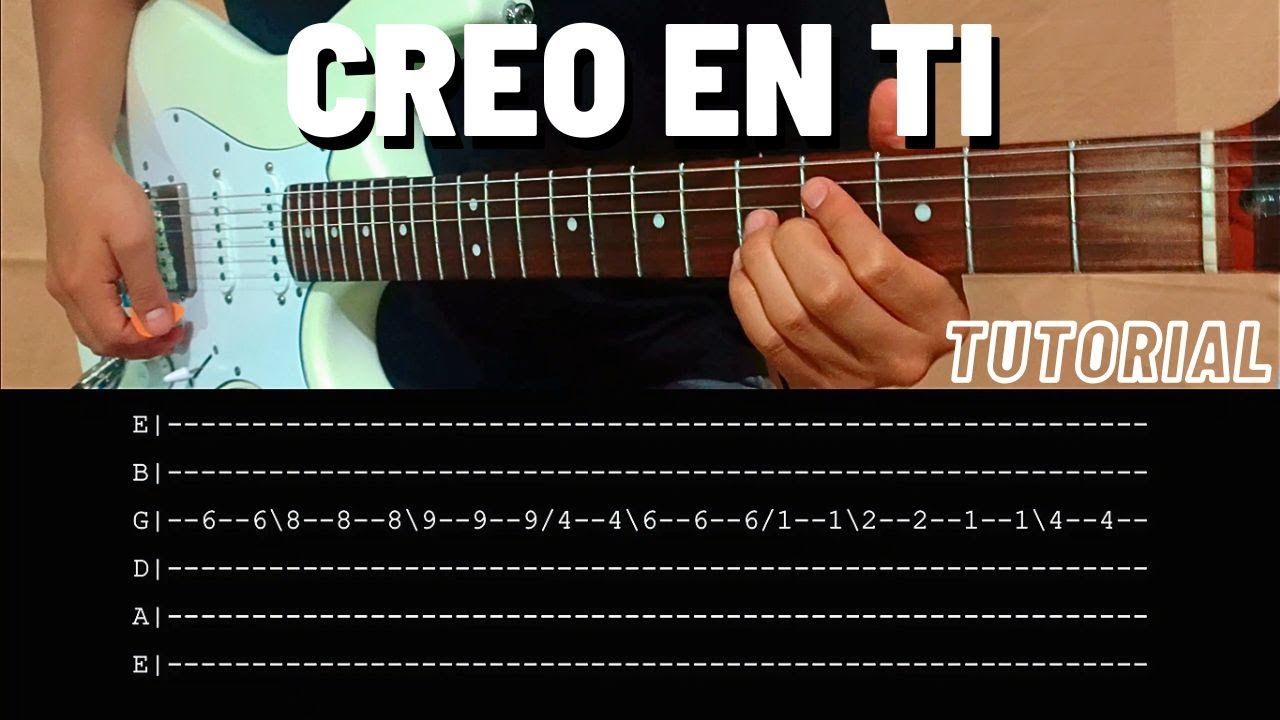 Julio Melgar Ft. Marcela Gandara - Creo En Ti | TUTORIAL GUITARRA