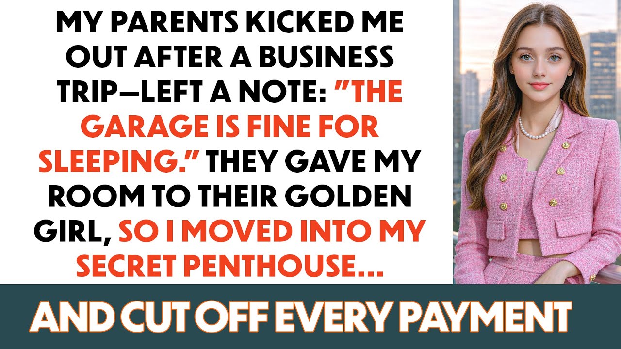My Parents Kicked Me Out — Note Said “Sleep In The Garage ” I Left  They Lost Everything...