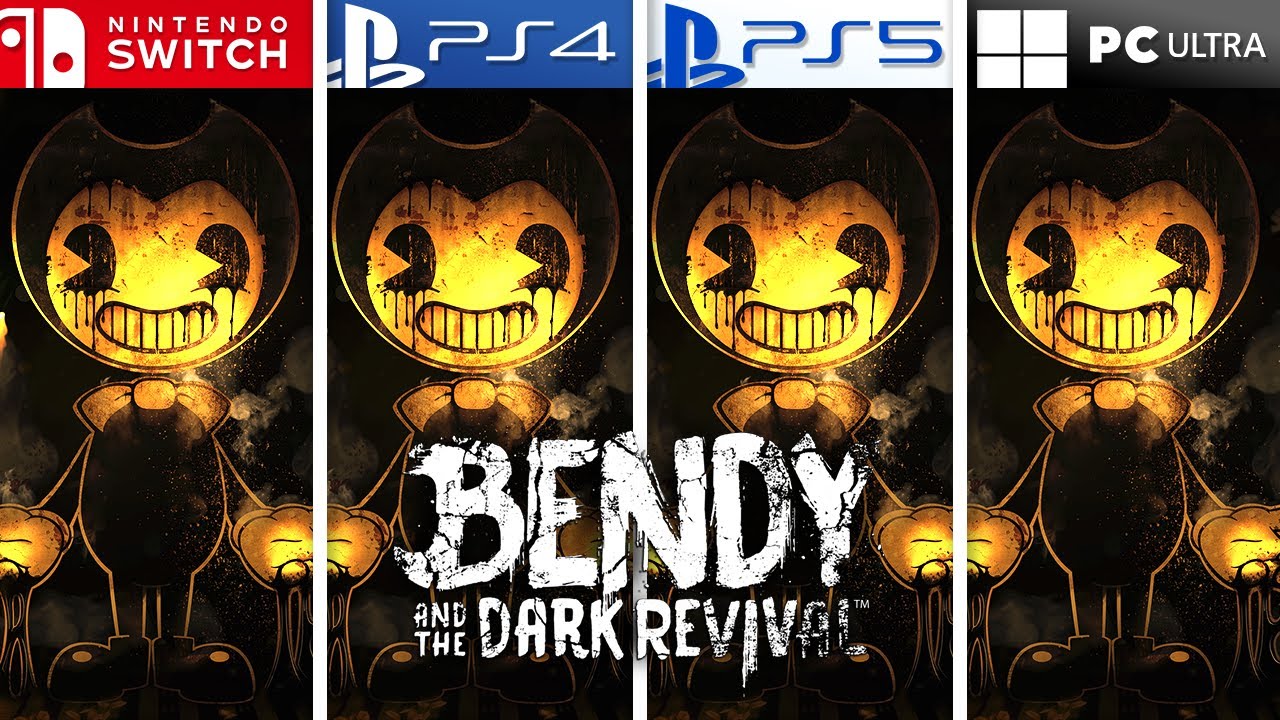 Bendy and the Dark Revival | Switch vs PS4 vs PS5 vs PC Ultra | 4K Full Graphics Comparison
