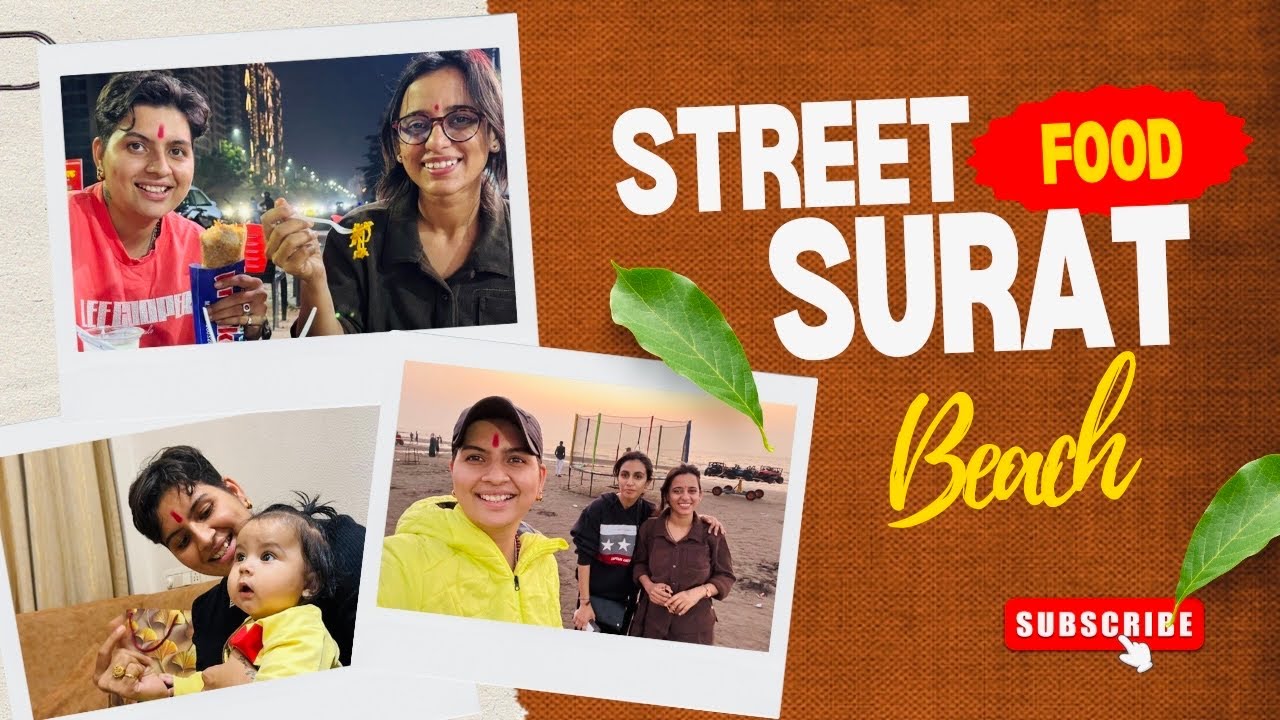 Surat Special Food & Special Beach | Street Food & Dumas Beach Vlog 🌊
