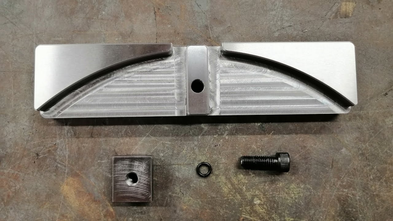 Unique - simple + fast rotary table workpiece alignment fixture.