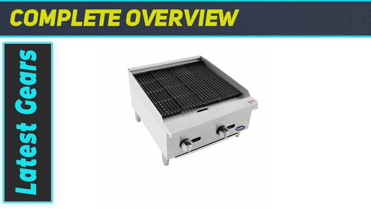 Impressive ATOSA US CookRite ATCB-24 Lava Rock Charbroiler Grill Review!