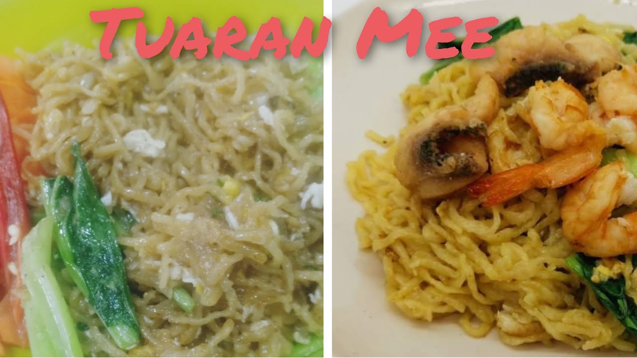 Cara Membuat Dan Memasak Tuaran Mee#sangat sedap