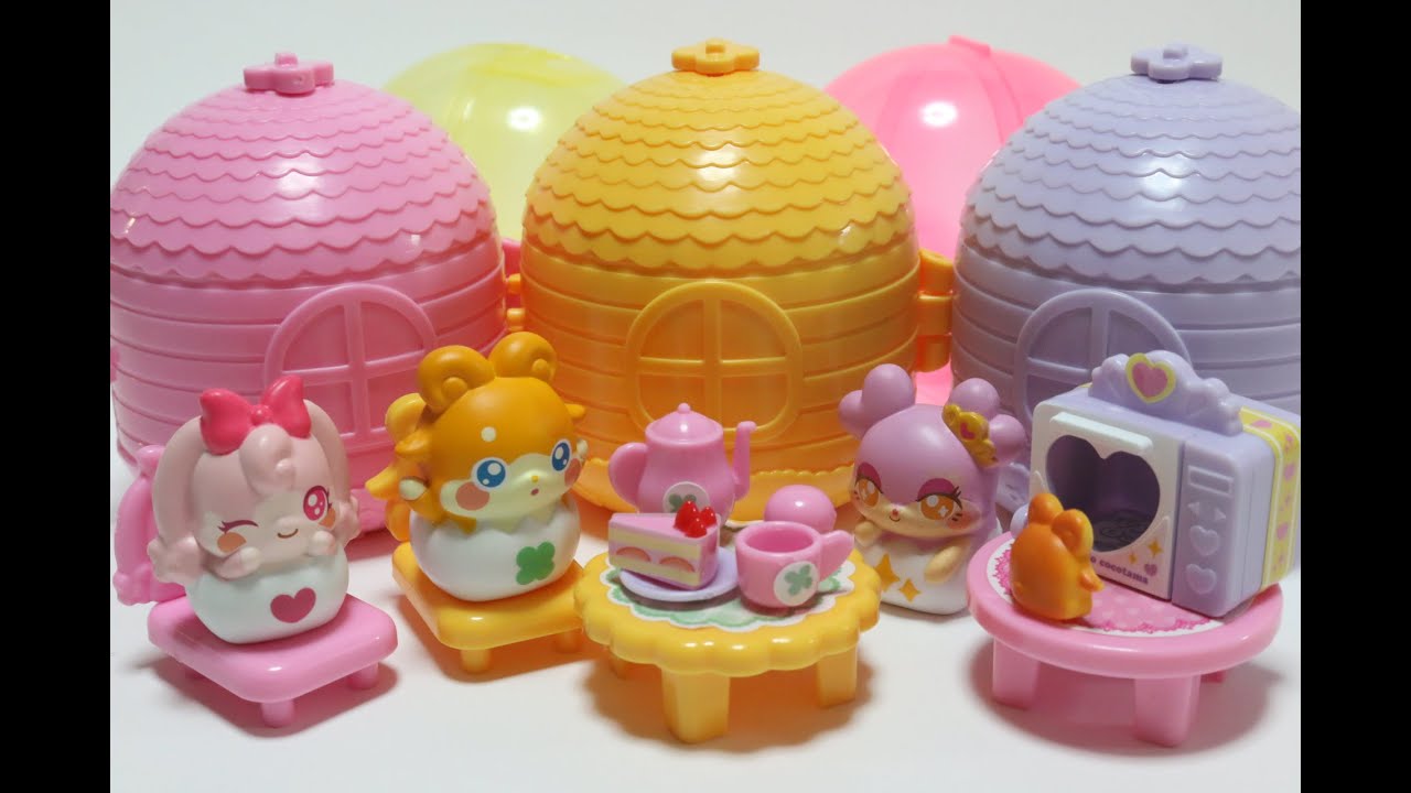 ヒミツのここたま ここたまミニハウス 全6種 ガシャポン アニメ おもちゃ