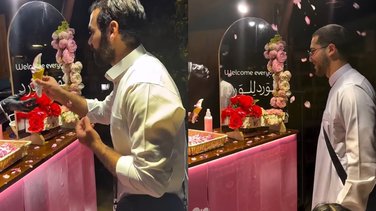 الورد للورد🌺 ستوريات وصال وعلي من المدينة المنورة💫 مدينة الآيس كريم🍦