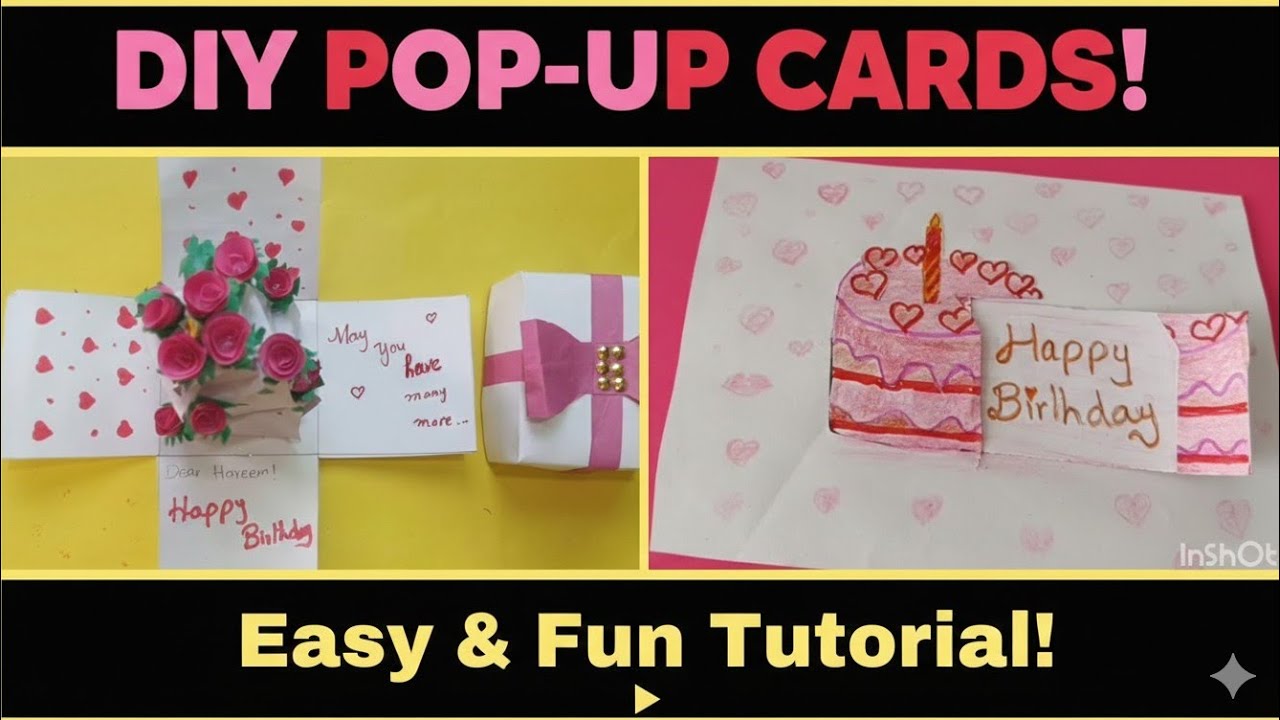 DIY pop up cards Easy & Fun Tutorial |Easy to make | How to make | @Rashifyart