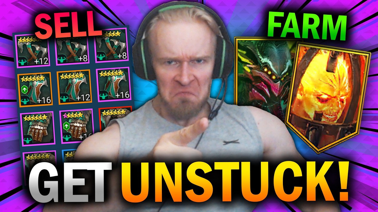 FOCUS ON THIS ASAP to Escape Early Game! - Account Takeover Tips - Raid Shadow Legends