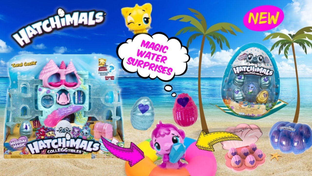 Hatchimals Season 5 Mermal Magic Limited Edition Color Changing Hatchimals Coral Castle