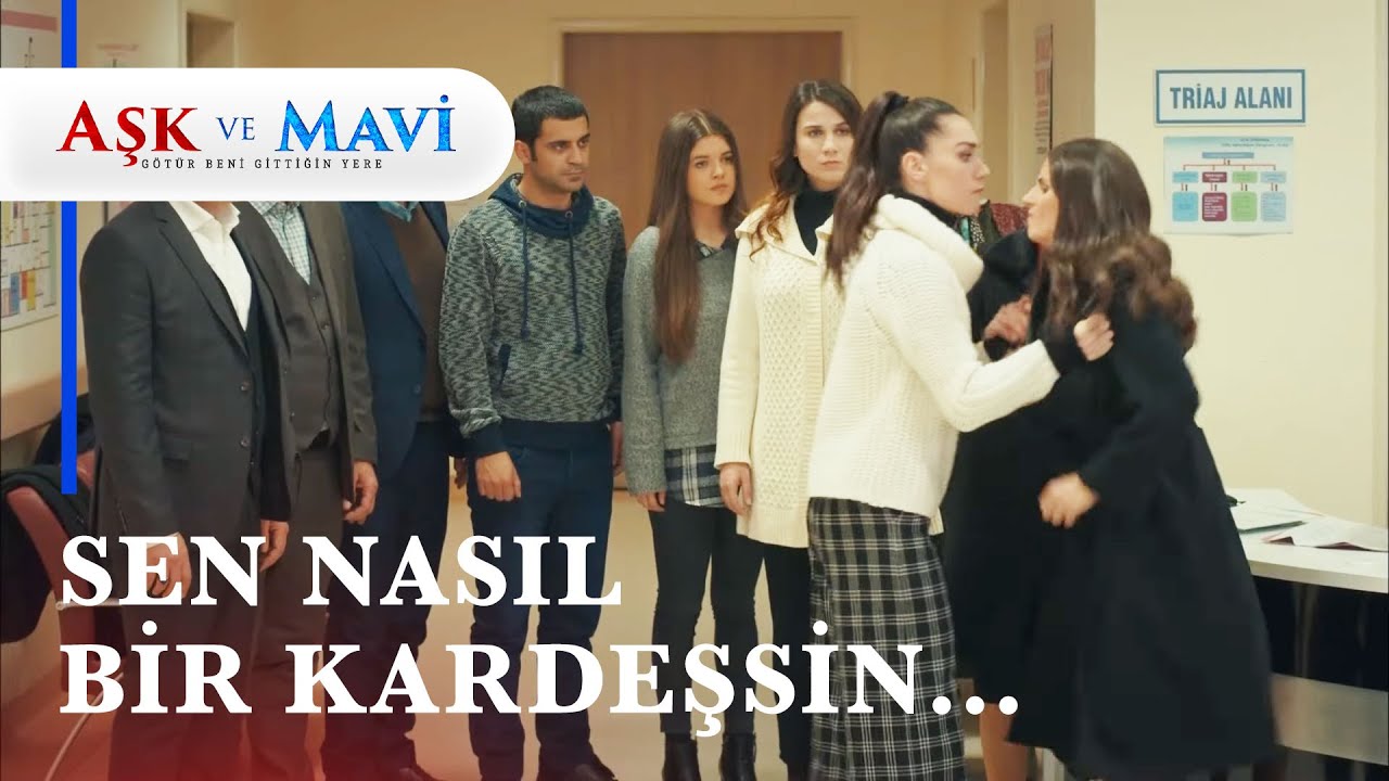 Mavi, ilk defa herkesin içinde Pembe'ye saldırdı! - Aşk ve Mavi 50. Bölüm