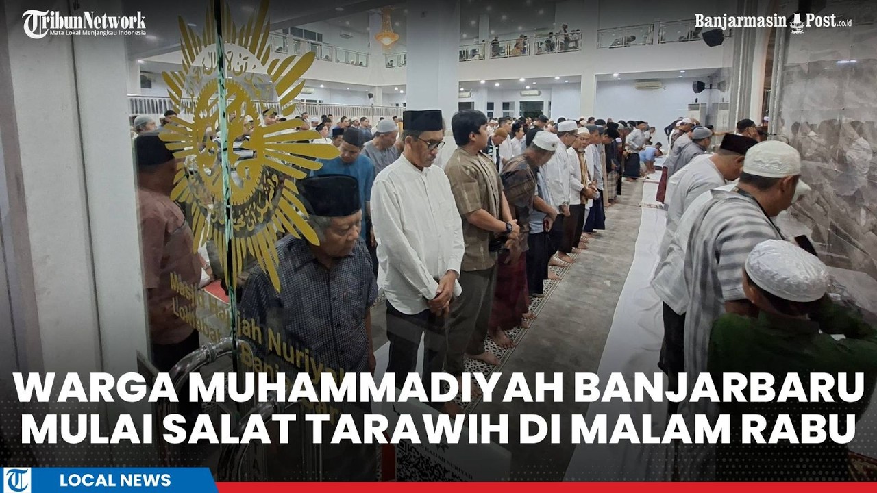 Warga Muhammadiyah di Banjarbaru Kalsel Mulai Laksanakan Tarawih Ramadan 2026 di Malam Rabu