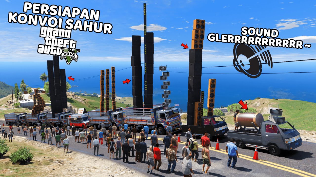 KONVOI BANGUNIN SAHUR GTA 5 - GTA 5 MOD