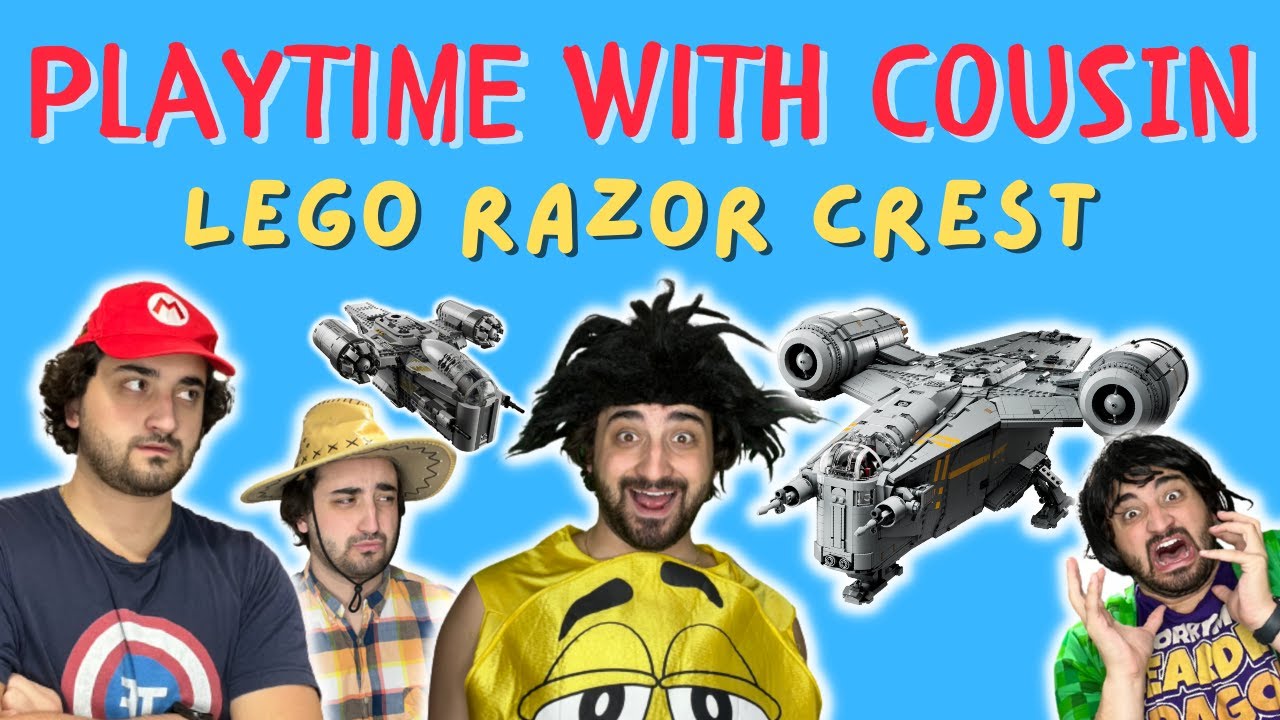Игра с кузеном: сравнение Lego Razor Crest
