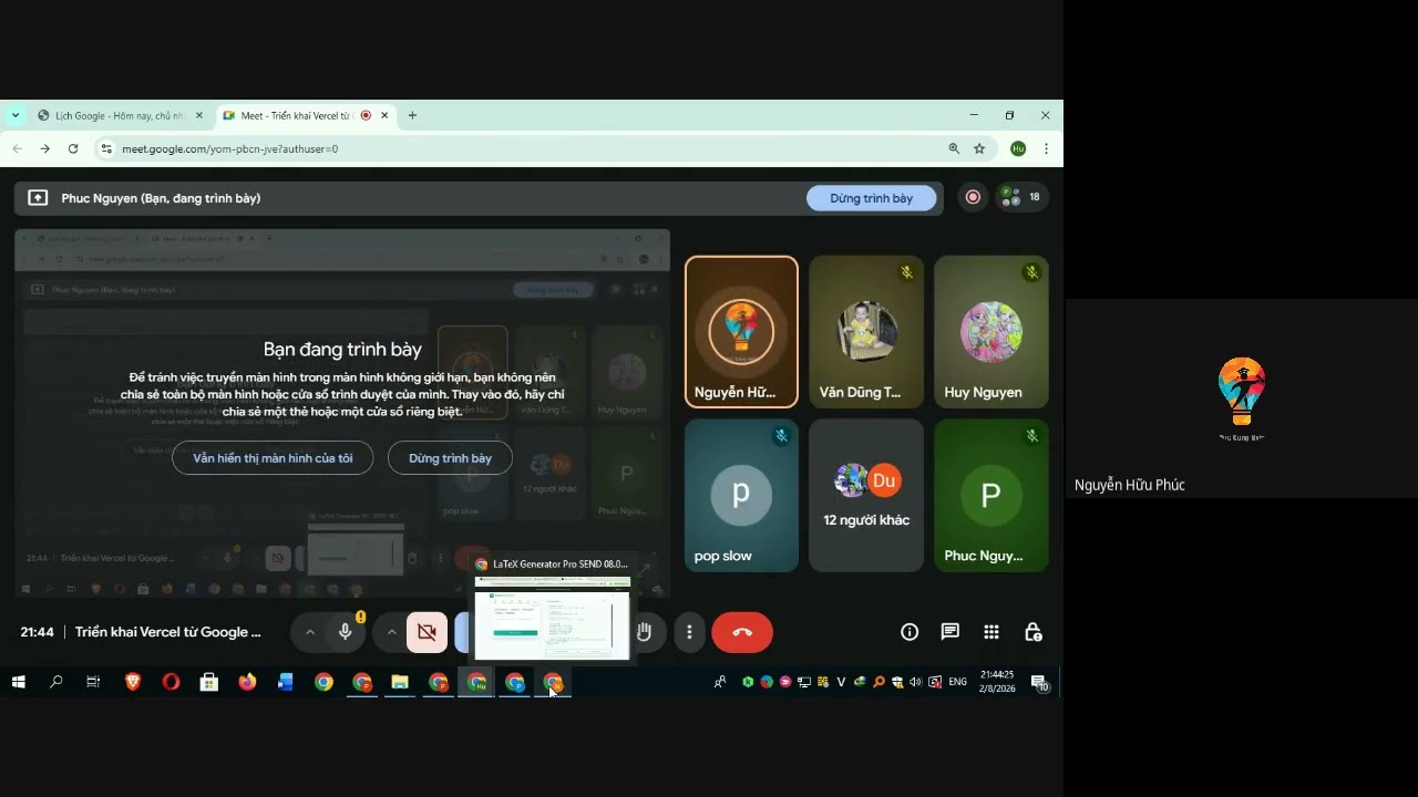 Triển khai Vercel từ Google AI Studio-Biên dịch Latex Online-Nhóm Zalo 999k (số 2)-Buổi 2