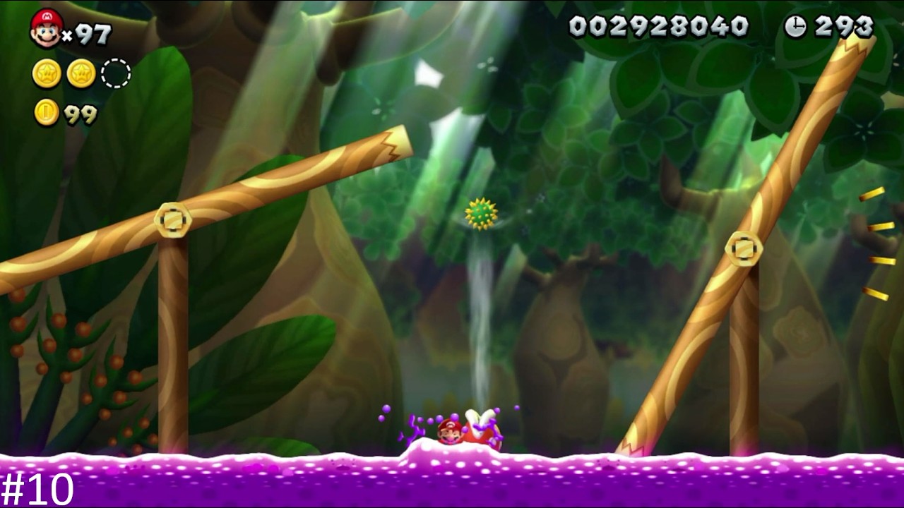 New Super Mario Bros. U Part 10: Schmerzhafte Gift-Level & Iggys Heiße-Sohlen-Festung