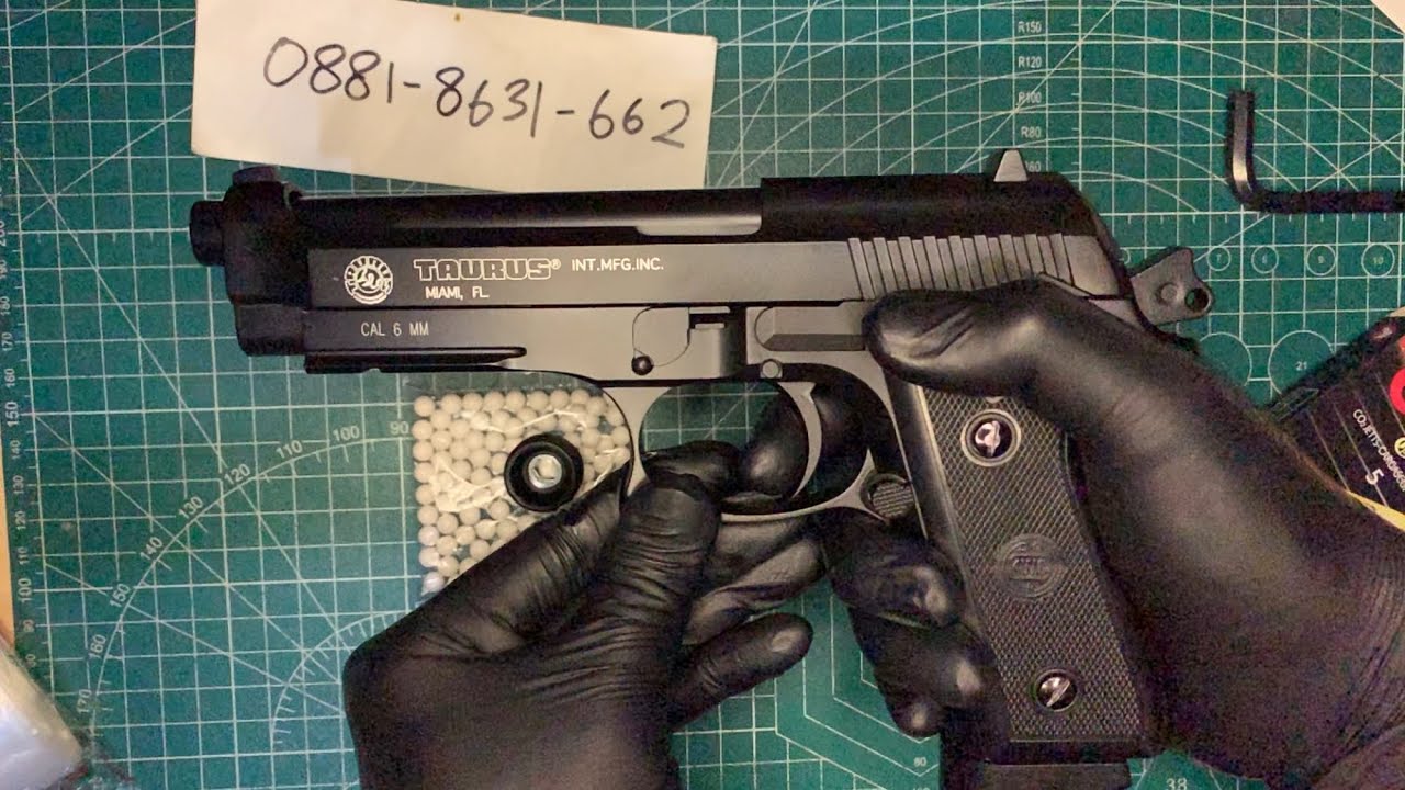 Airsoft Review - Pietro Beretta PT92 Full Auto 6mm Blowback Co2