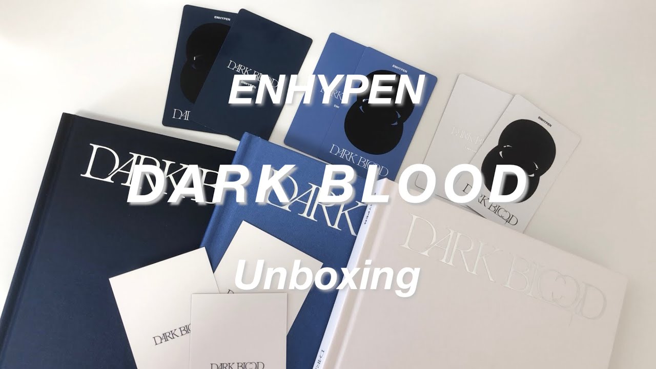 ［ ENHYPEN ］DARK BLOOD 開封 ❤︎ / アルバム開封/ unboxing / 開封動画 /engene