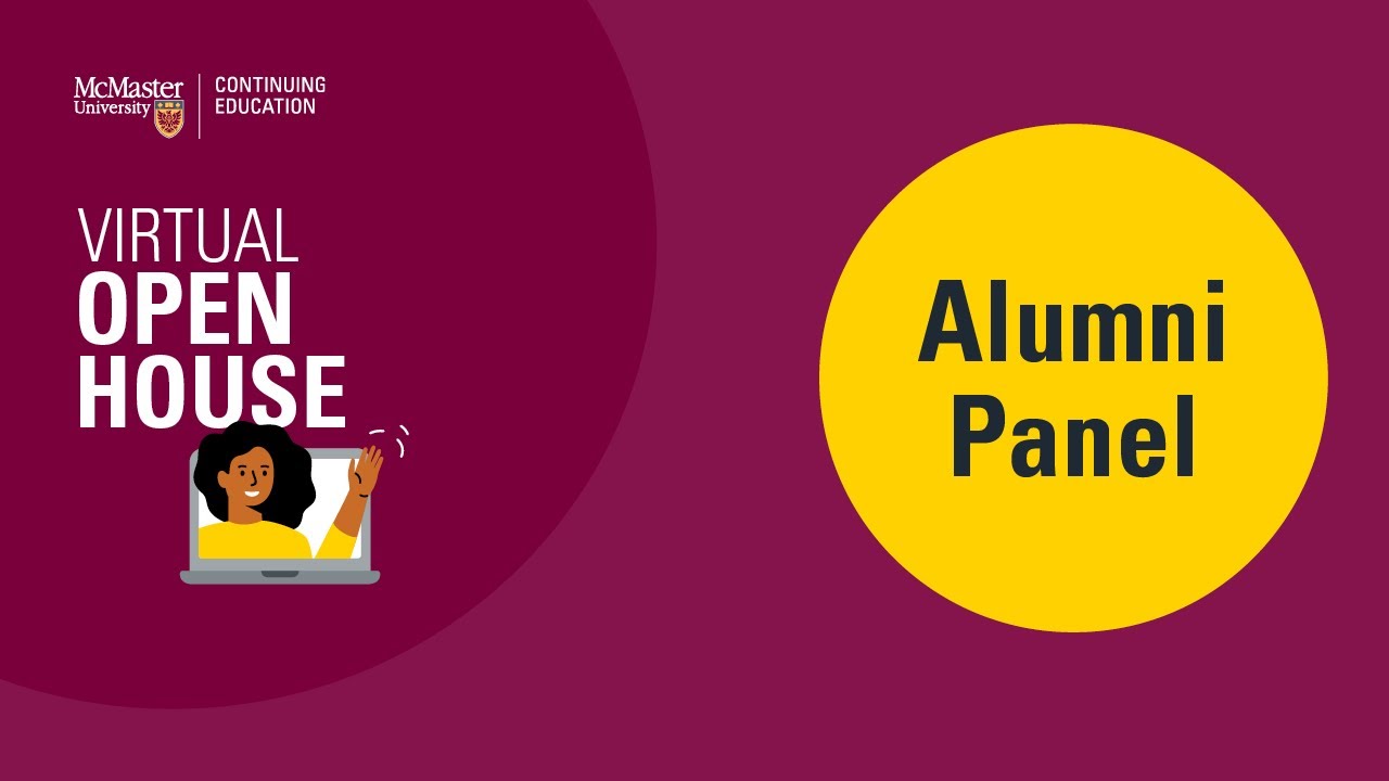 Alumni Panel – Presented by McMaster Continuing Education
