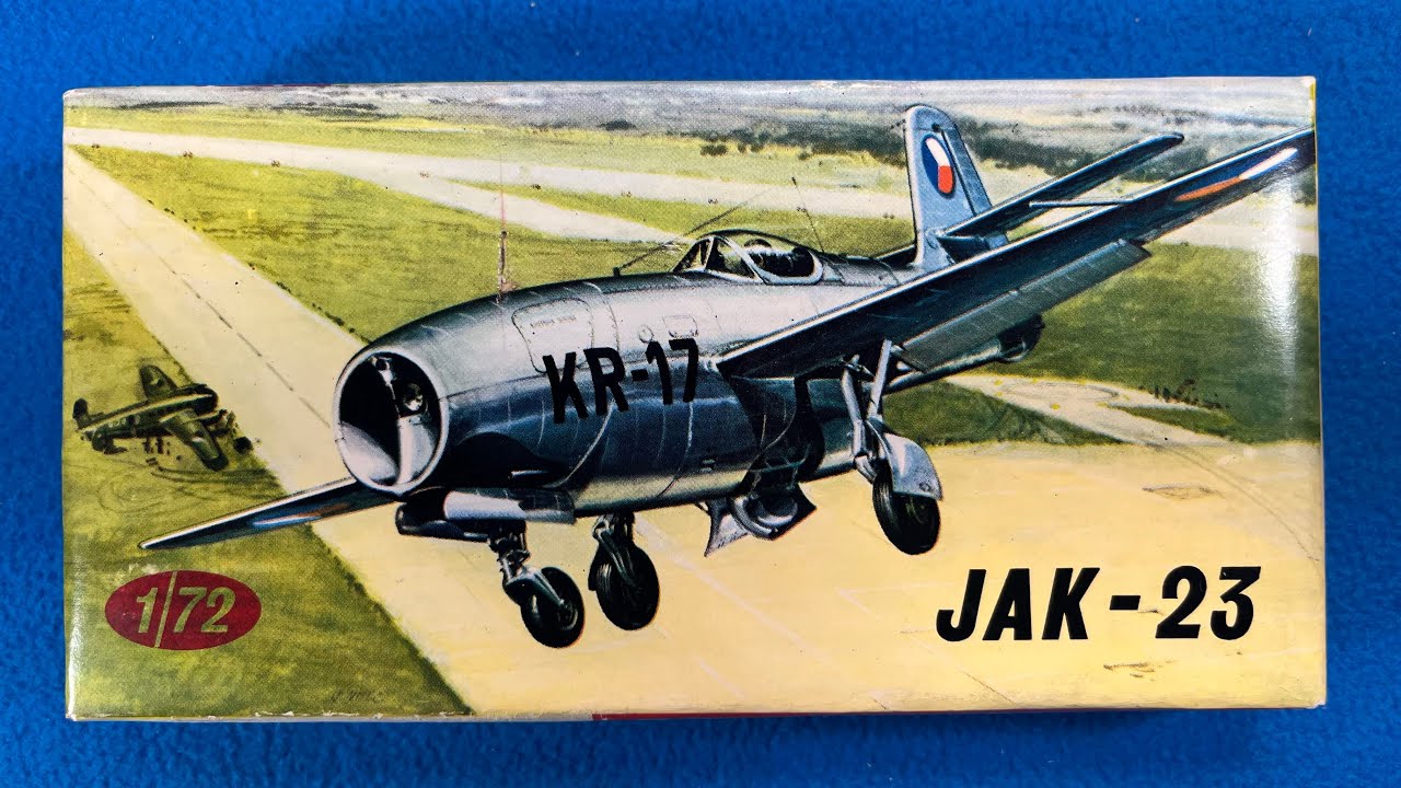 KP 1981 Jak-23 / Yak-23 “Flora” Vintage Model Airplane Kit Unboxing Review