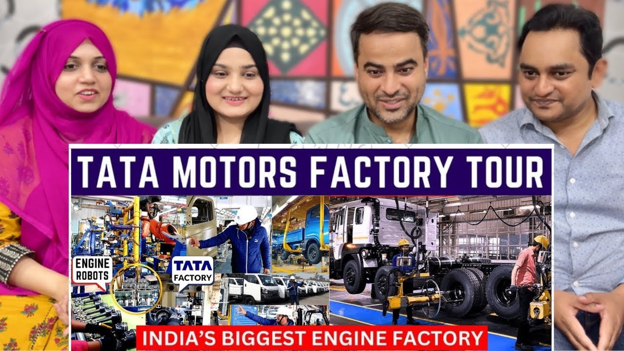 Tata Motors Factory Full Tour! | India's Biggest Engine Factory | How Tata Vehicles Made | Reaction!