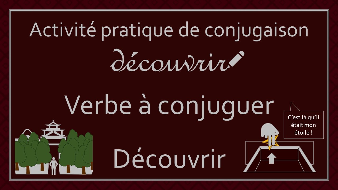 Conjugaison des verbes - Verbe Découvrir