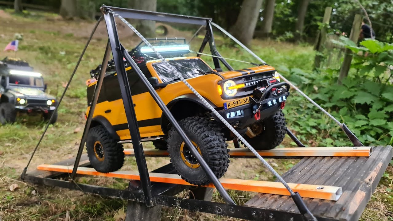 MBCZL Rc Car Crawler Park TRX4 Steinerbos Hole 19