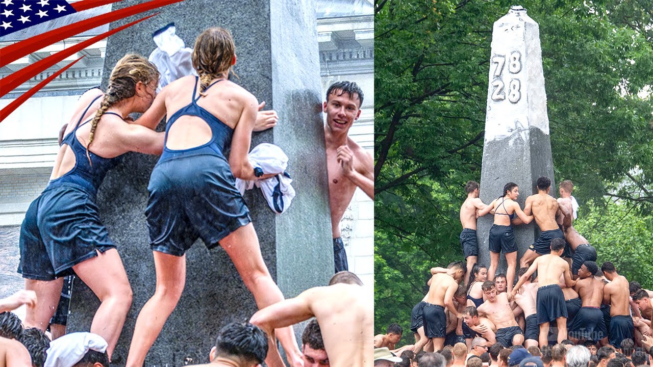 Grease and Glory – Herndon Monument Climb 2025 at the U.S. Naval Academy