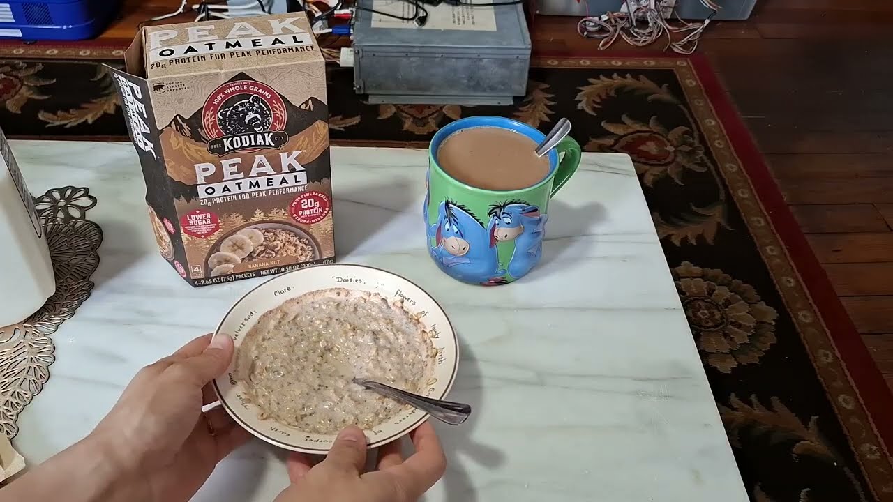Game Nexus Breakfast Review Kodiak Banana Nut Peak Oatmeal High Protein Builder
