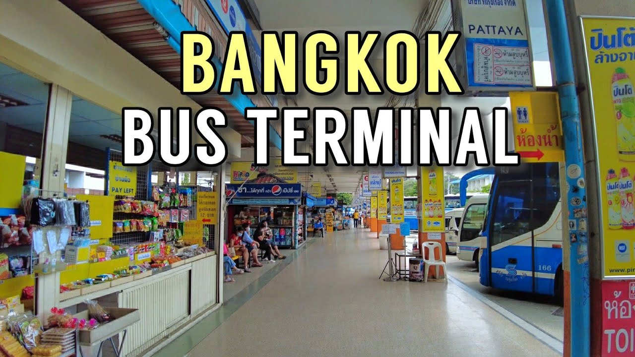 [4K] Travel Thailand On A Budget ? Bangkok Ekkamai Bus Station