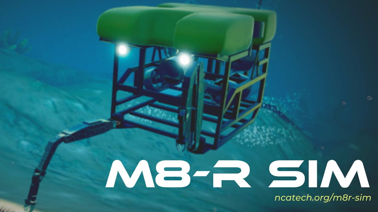 Introducing M8-R SIM - FREE Underwater ROV Virtual Simulator