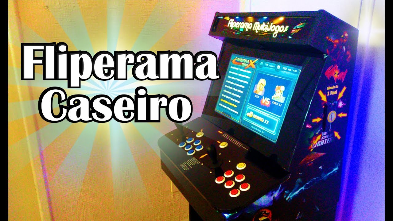 Fliperama Caseiro Arcade Multijogos