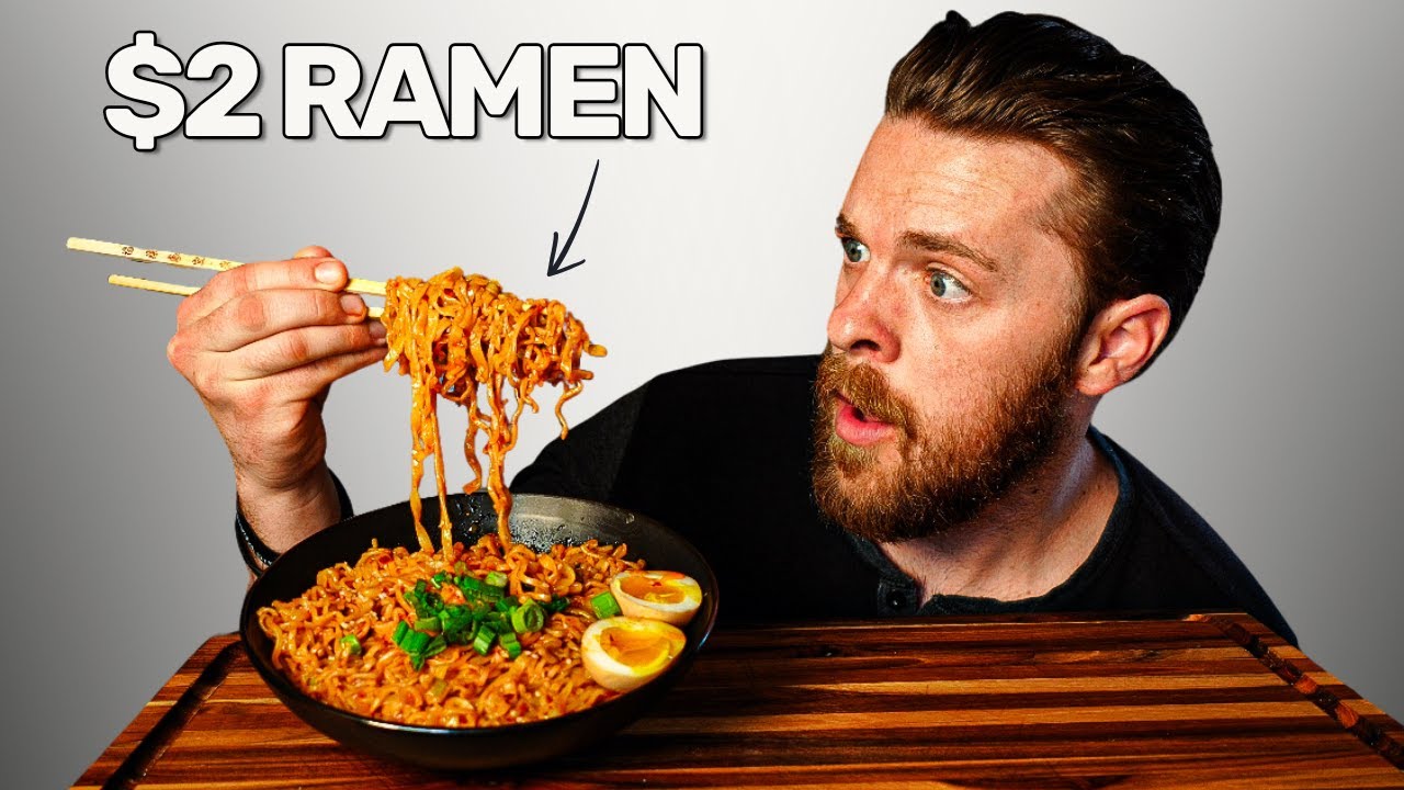 The $2 Ramen Recipe ANYONE Can Make (Garlic Chili Oil Ramen)