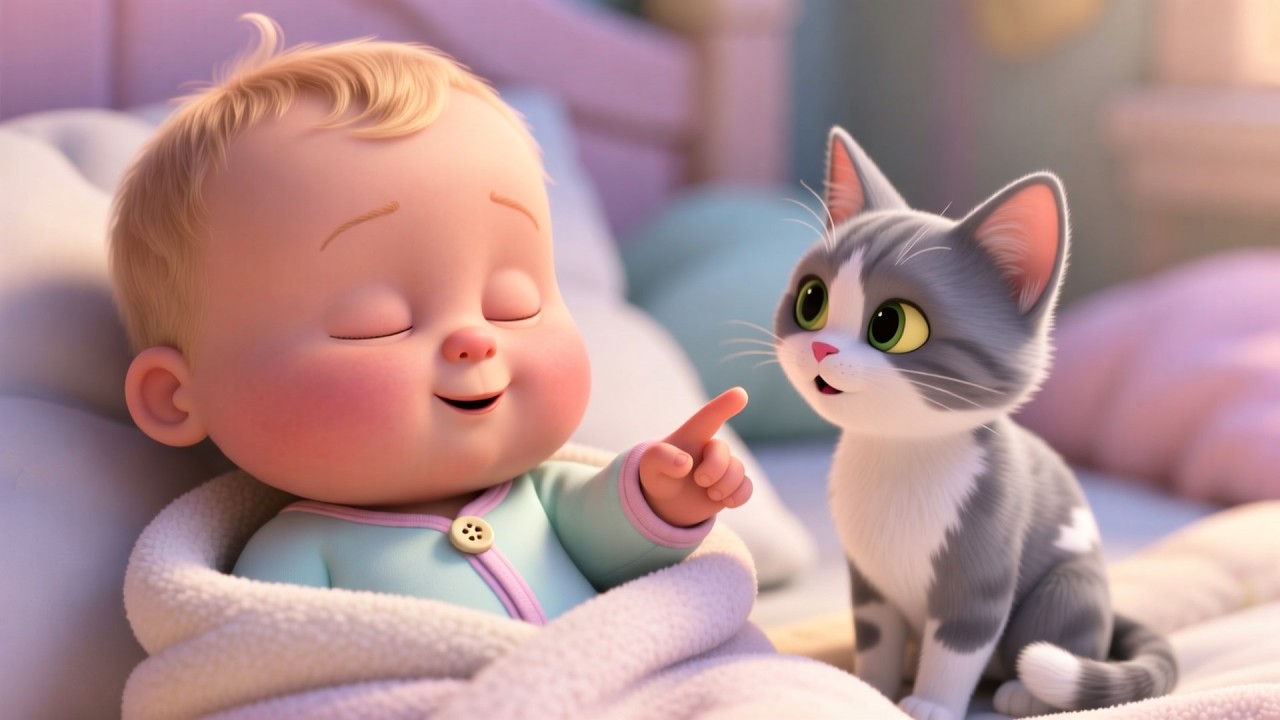 Kitten 123 Cozy Bed! 🐱🛏️ | Numbers Song for Kids | Fun Nursery Rhyme