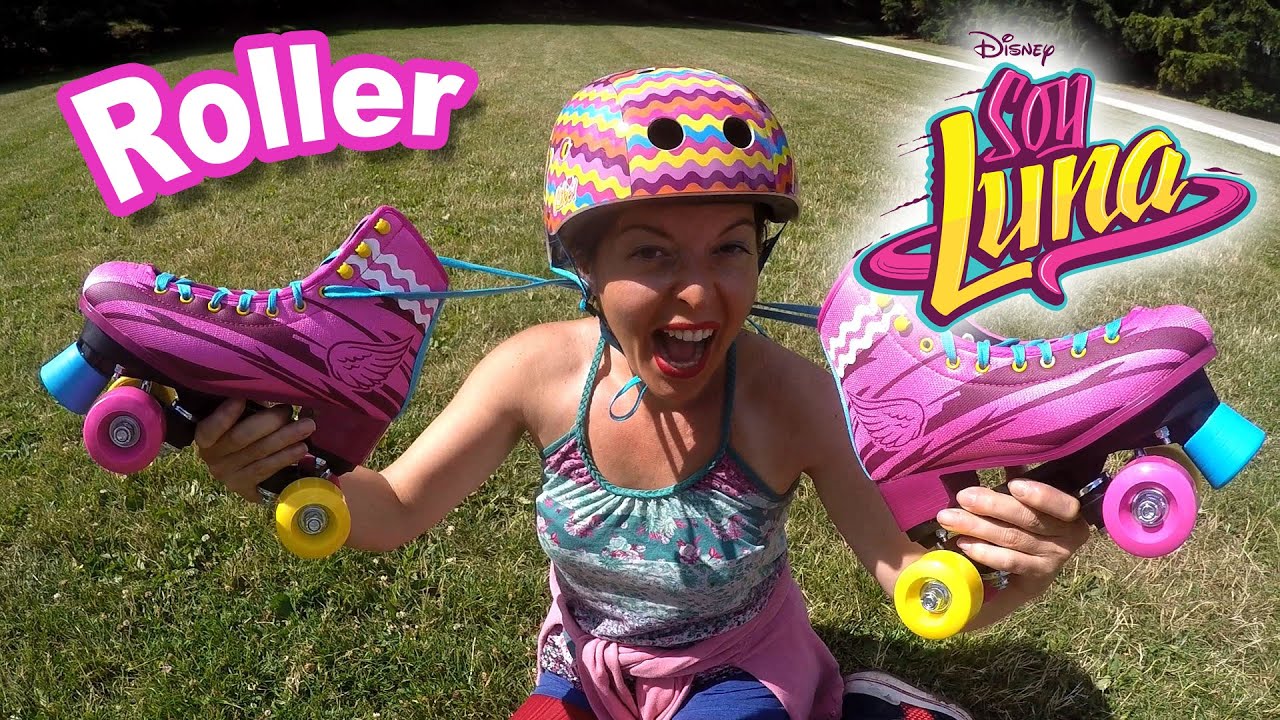 SOY LUNA DISNEY : On découvre les rollers et les protections !