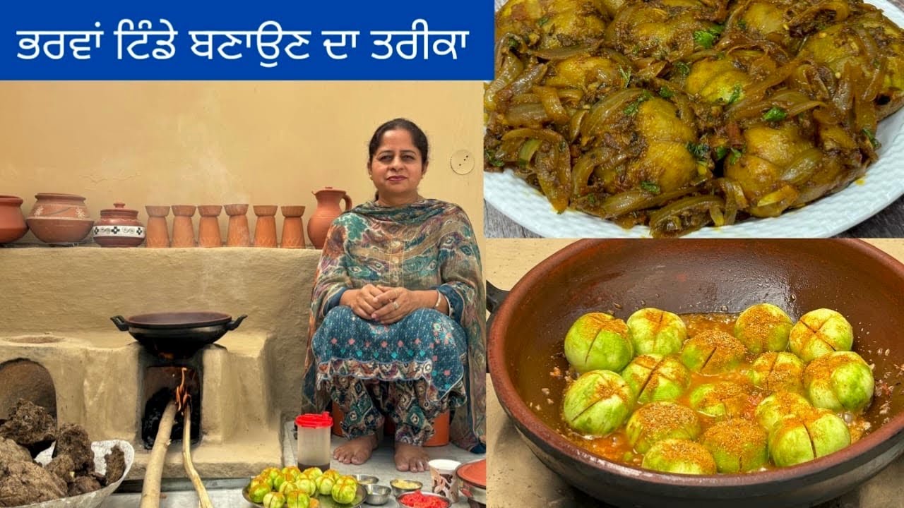 ਇੱਕ ਵਾਰੀ ਇਸ ਤਰੀਕੇ ਨਾਲ ਭਰਵਾਂ ਟਿੰਡੇ ਬਣਾ ਕੇ ਦੇਖੋ ਆਪਣੇ ਤਰੀਕੇ ਭੁੱਲ ਜਾਓਗੇ | Bharwa Tinde | टिंडे की सब्जी