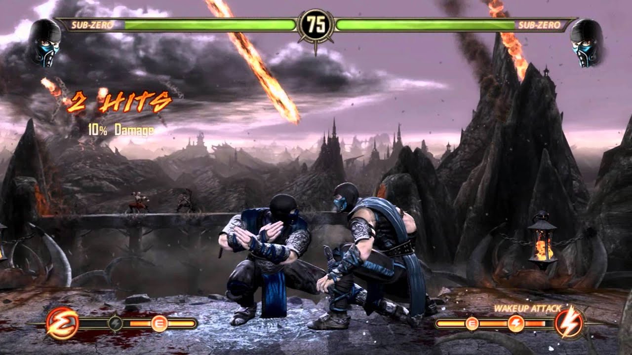 Mortal Kombat Komplete Edition PC gameplay Sub Zero vs Sub Zero