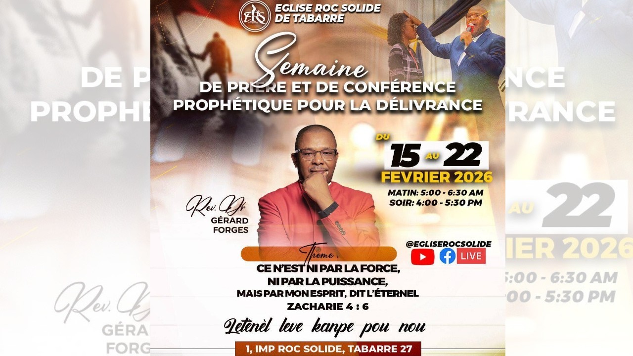 VENDREDI 20 FEVRIER 2026 | SEMAINE PRIERE ET DE CONFERENCE PROPHETIQUE.........