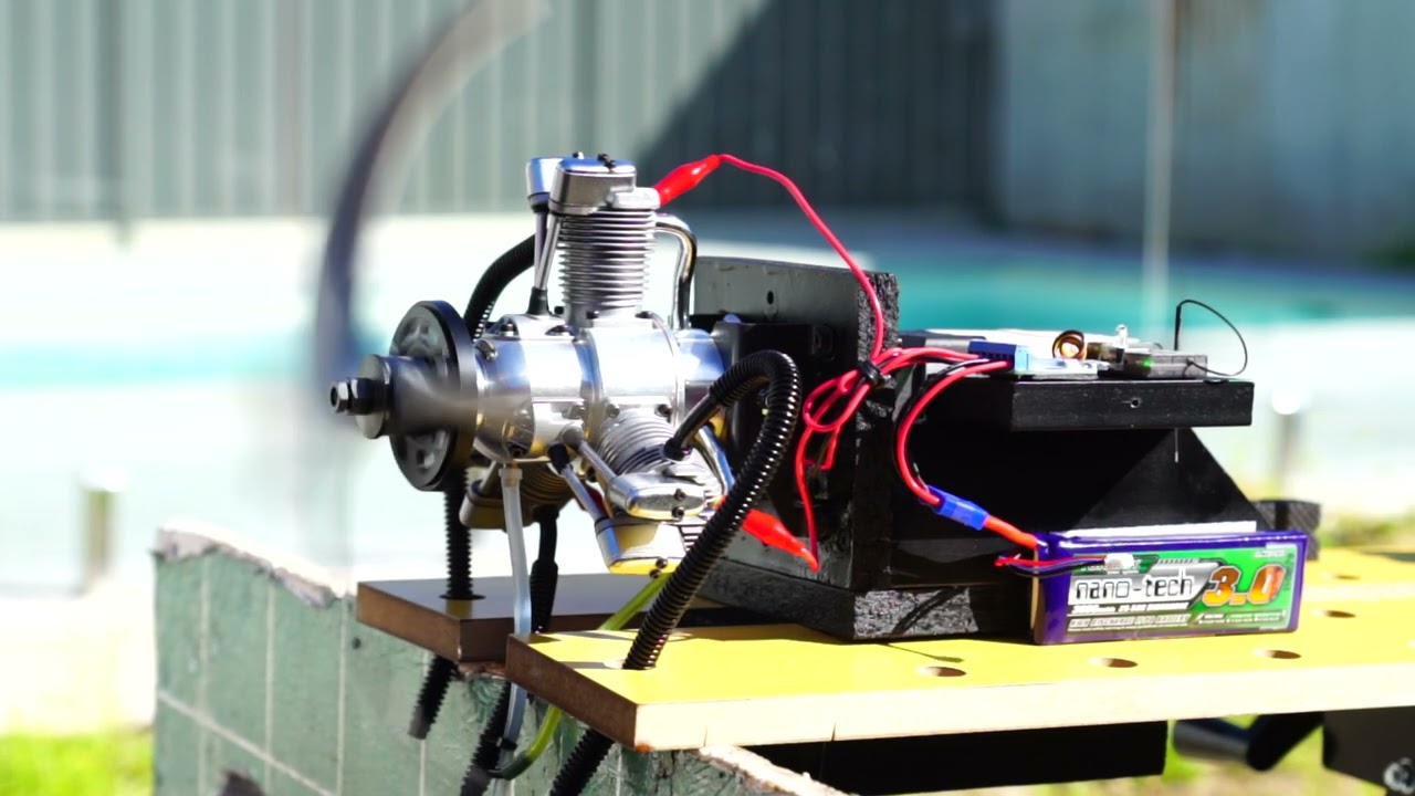 Saito FA-200R3 Radial First Test Run