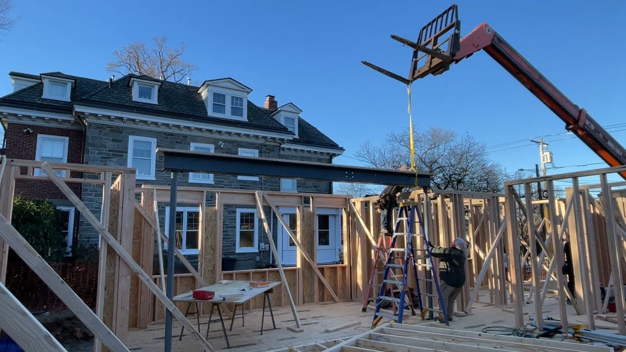 Installing a Steel Beam