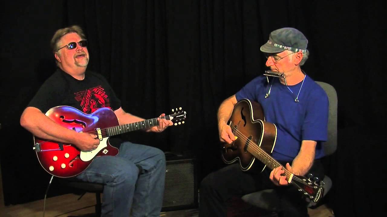 Amazing Grace with slide guitar, vocals, and harmonica