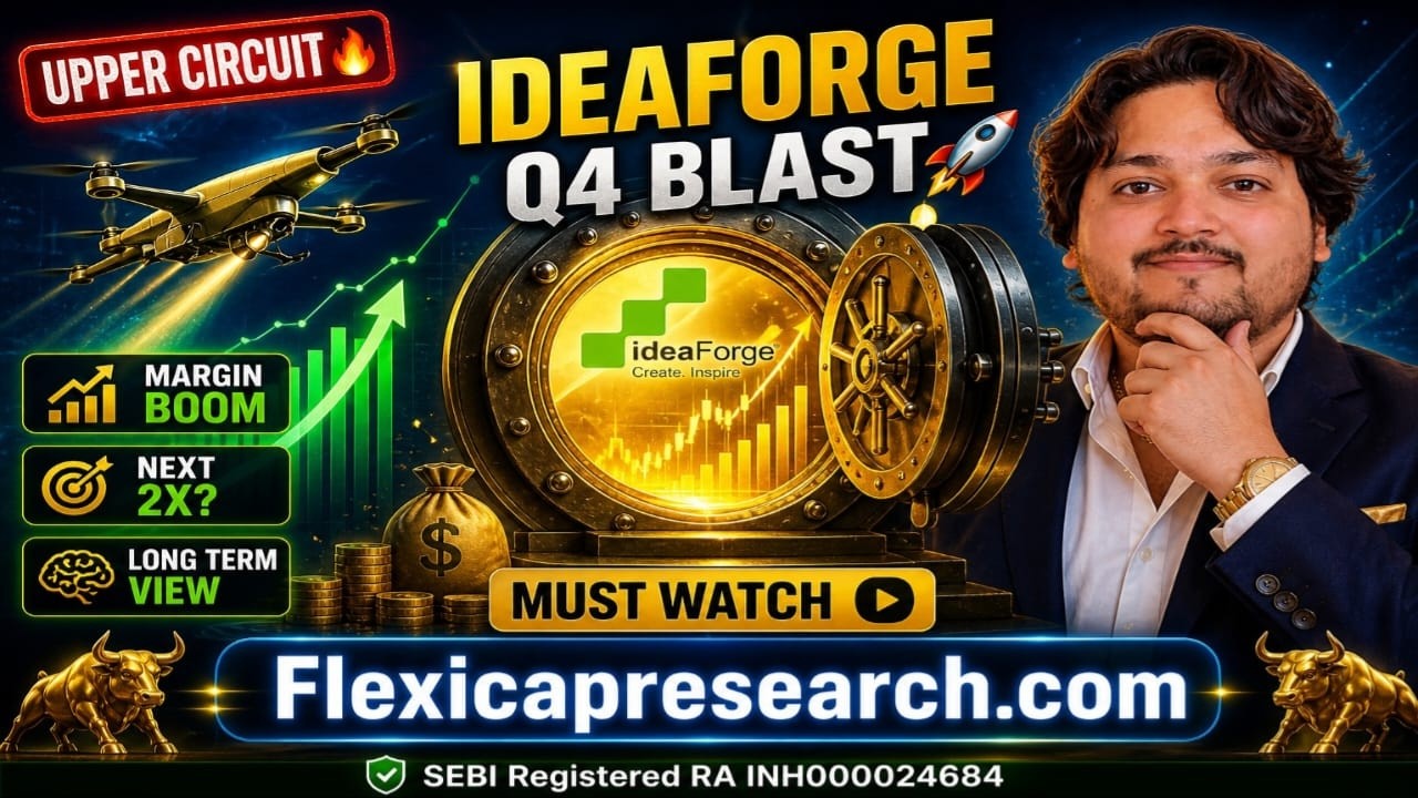 Ideaforge में Smart Money Entry? 🔥 बड़ा खेल शुरू! Results Shock 😳 | Margin Boom Defence