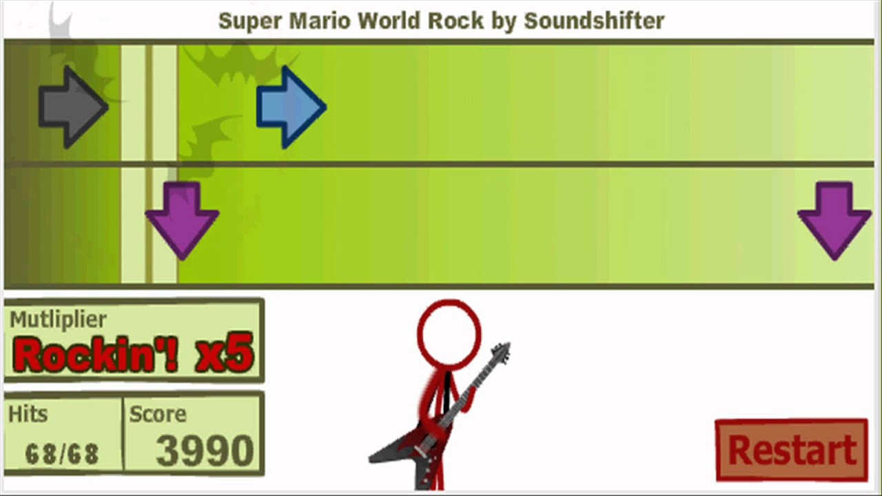 Super crazy guitar maniac deluxe 2 Super Mario World Rock