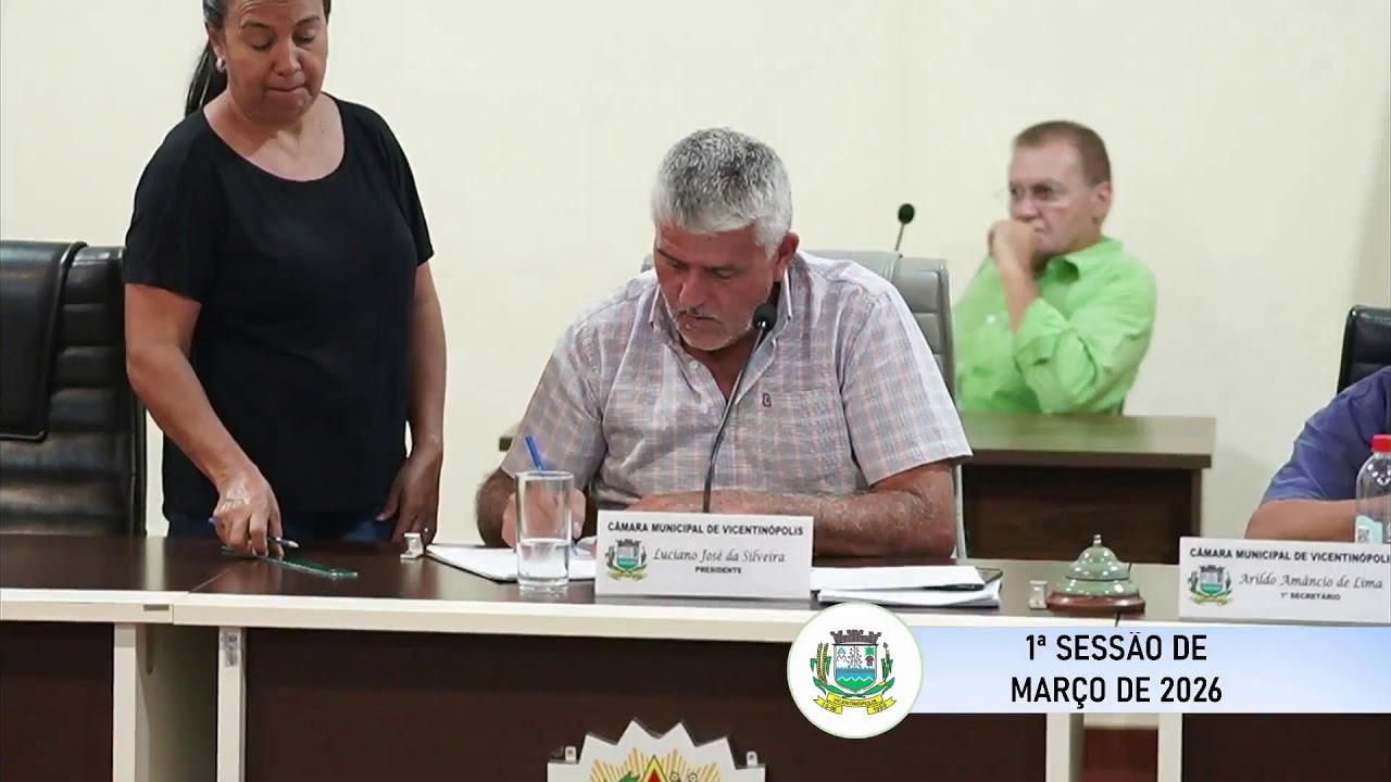 1ª SESSÃO ORDINÁRIA DE MARÇO DE 2026