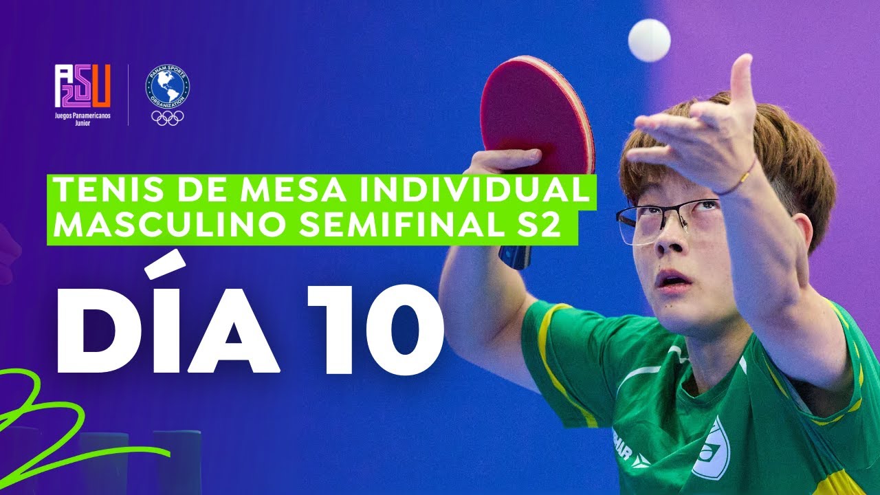 Brasil vs R.Dominicana - Semifinal de Tenis de Mesa Masculino - Juegos Panamericanos Junior ASU 2025