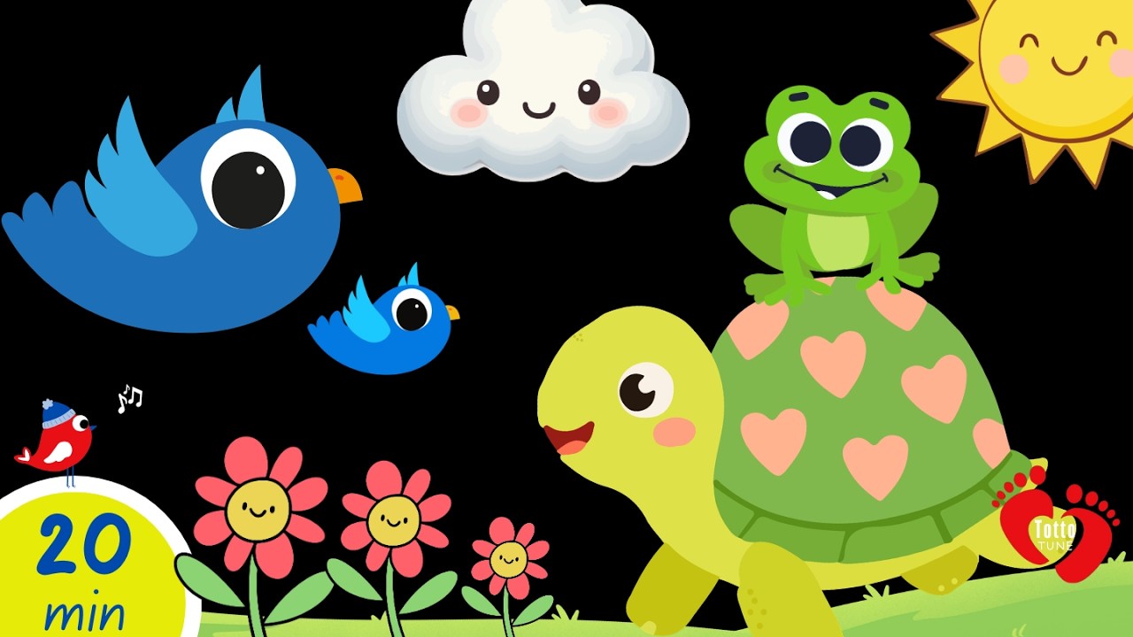 Baby Sensory | High Contrast Visual Stimulation with Soothing Music