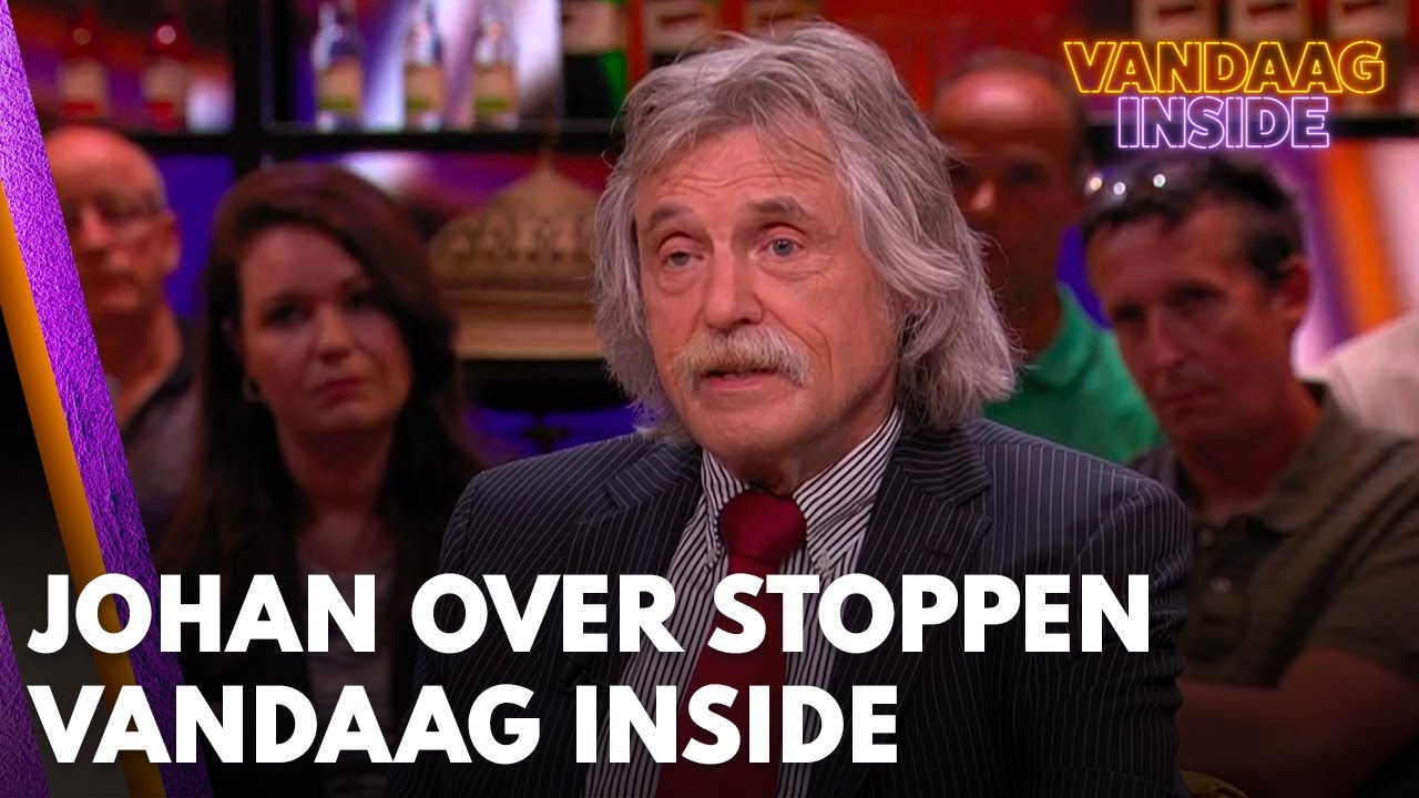 Johan Derksen reageert op stoppen Vandaag Inside na kaars-anekdote | VANDAAG INSIDE