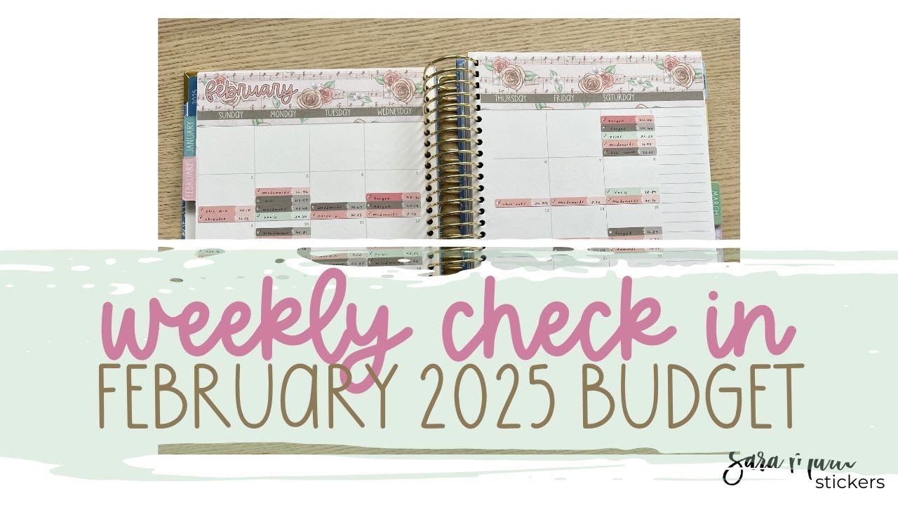 Weekly Check In | February 2025 Budget | Tracking Allowances NEW Way | '25 Humble Beginnings Budget
