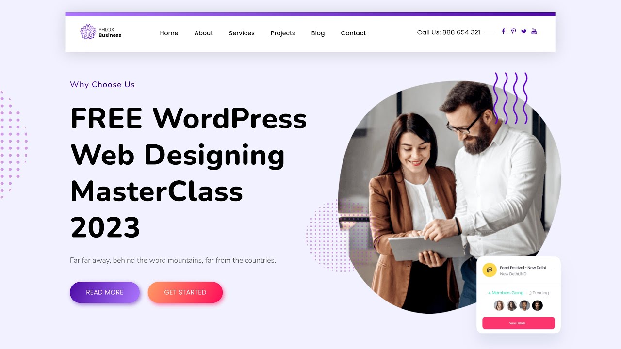 How to Make a WordPress Website for FREE 2023 - WordPress Designing MasterClass - Elementor & Phlox