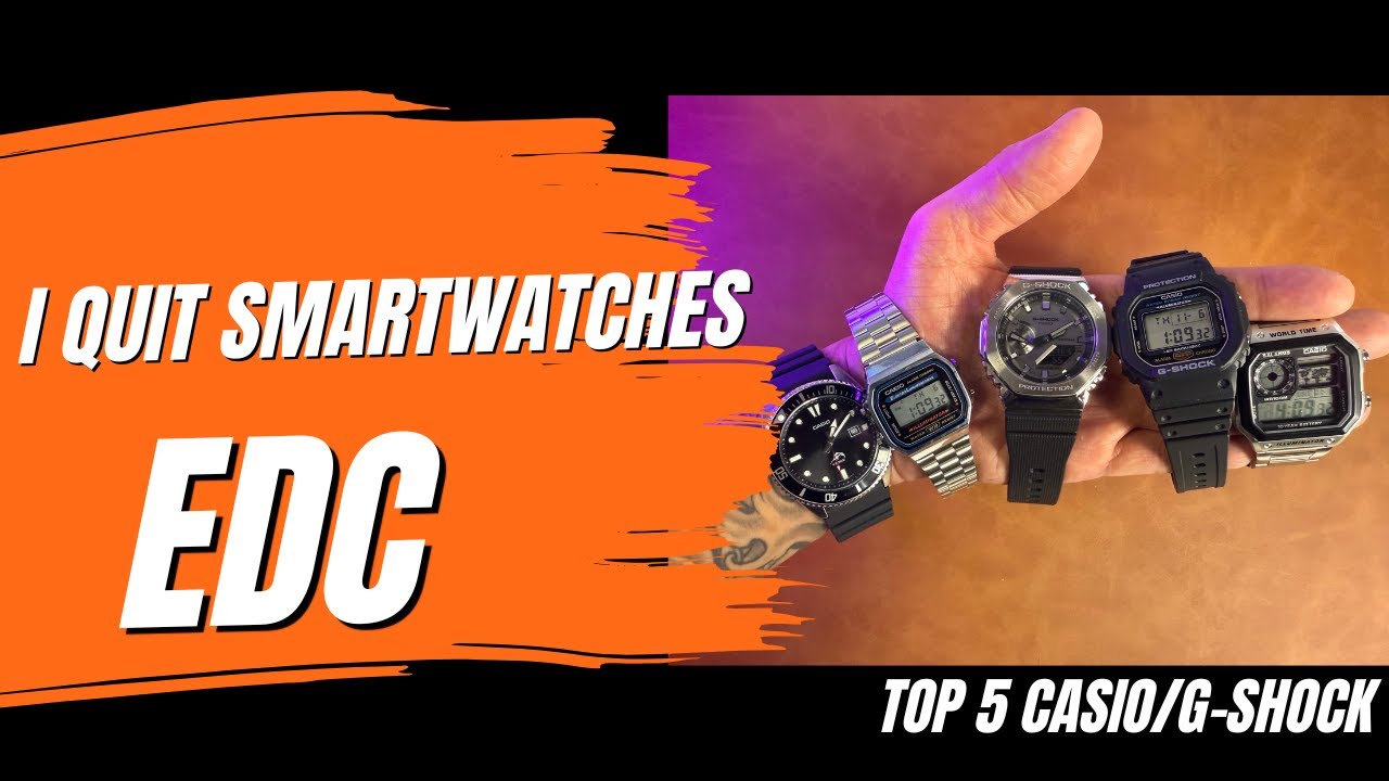 Почему я перешёл с умных часов на часы Casio / G-Shock!